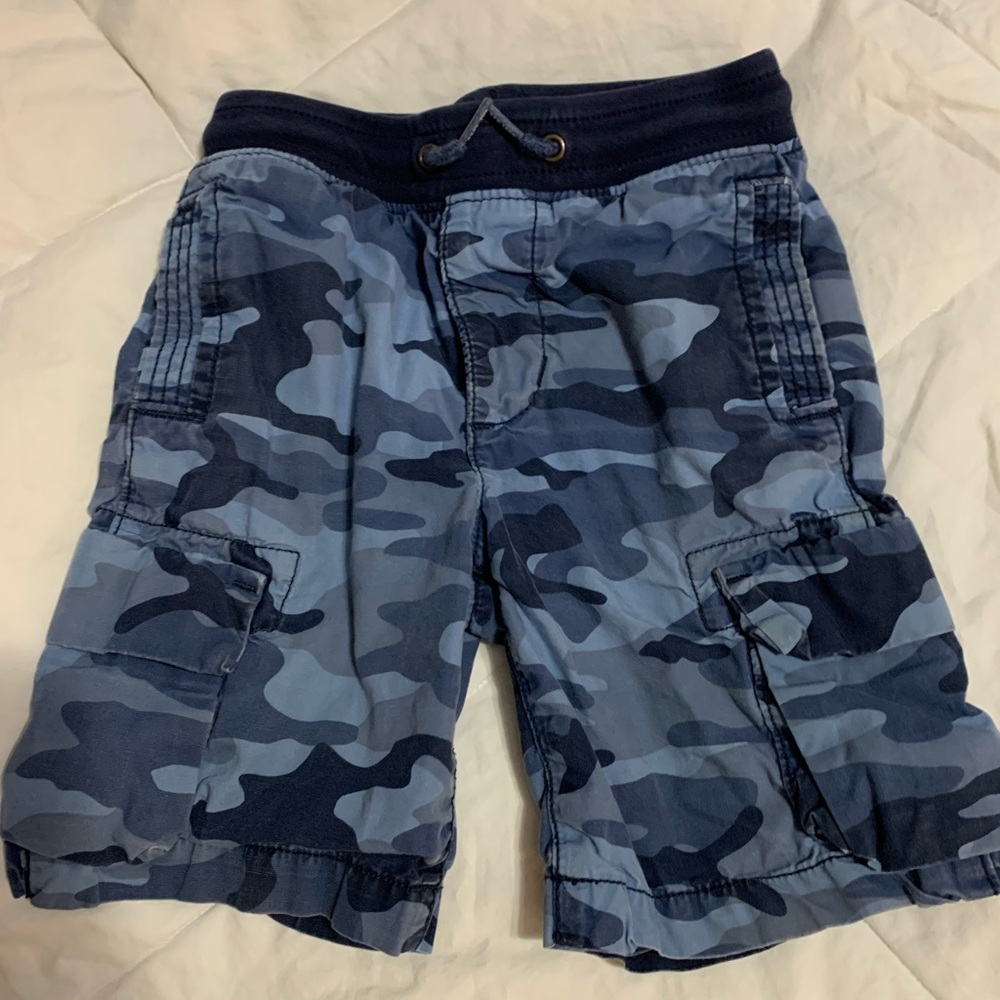 Blue Gap Camo Cargo Shorts